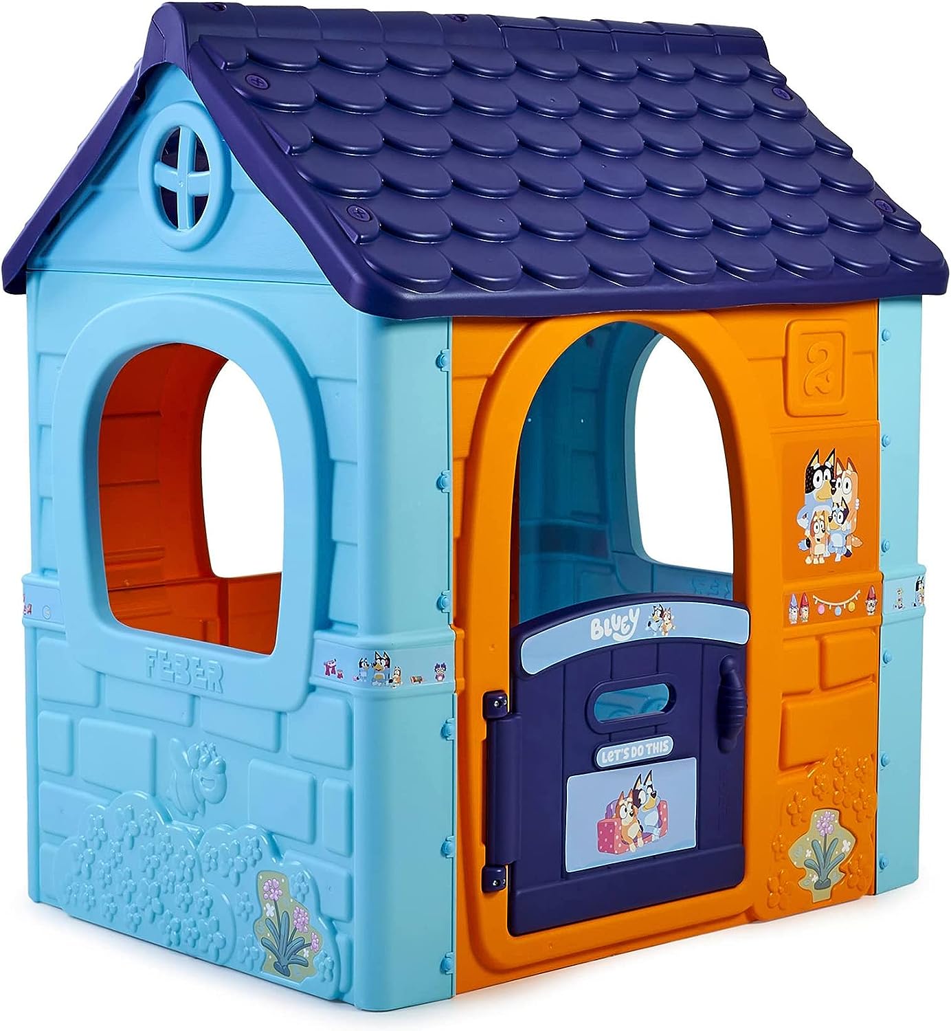Play House Feber Fantasy House Pink Toboganes Infantiles Exterior