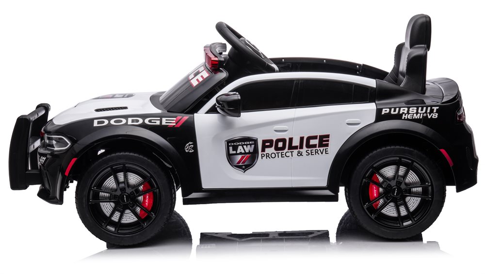 Coche de policía eléctrica Dodge Police para niños