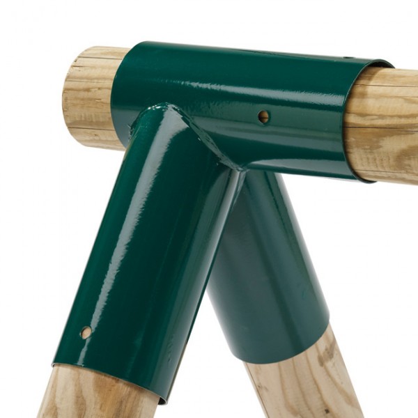 SET 2 ÁNGULOS PARA COLUMPIO MADERA REDONDA (HORIZONTAL 100mm