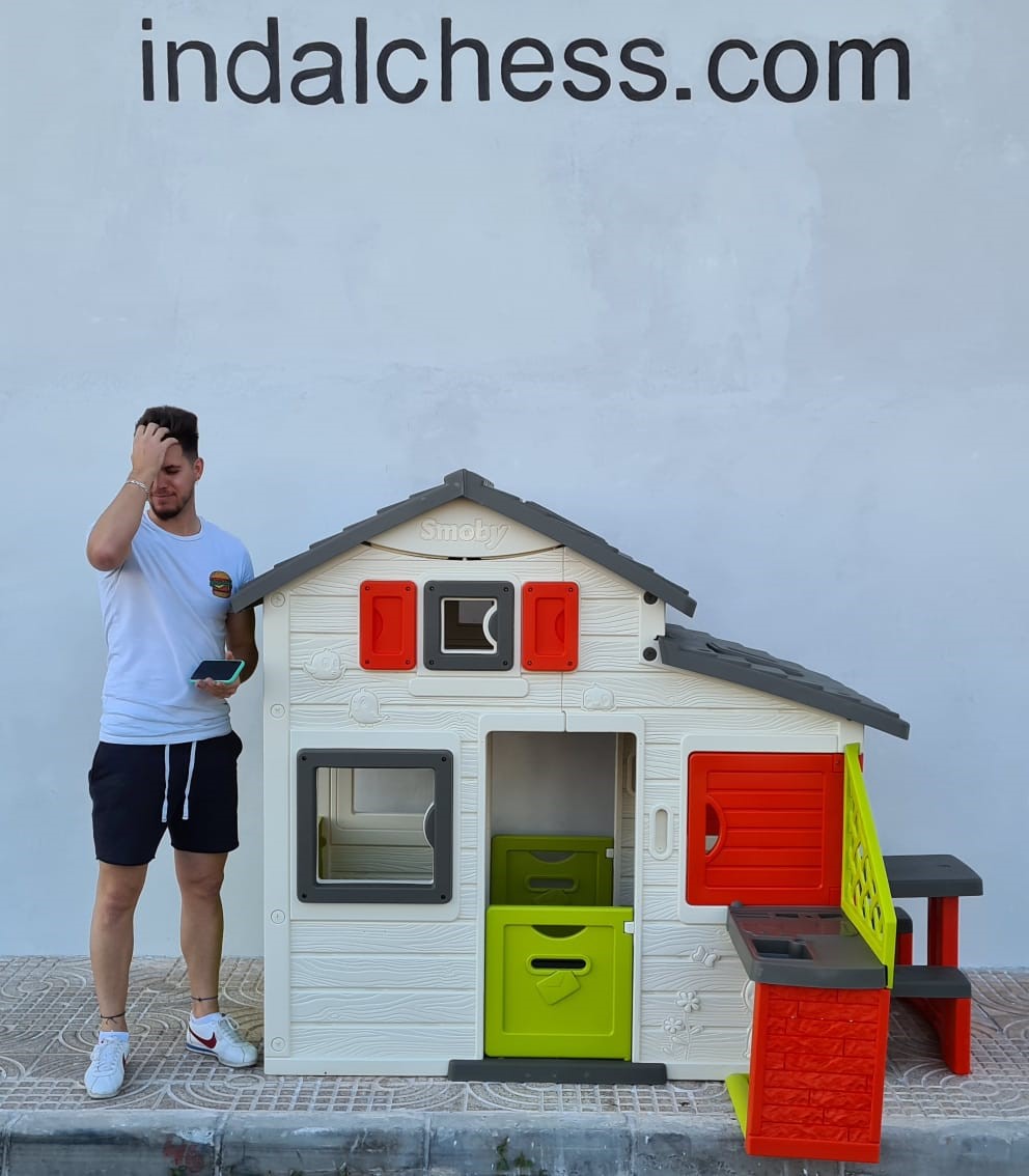 Casa Jardin Niños Casita Infantil Smoby Neo Friends House Con