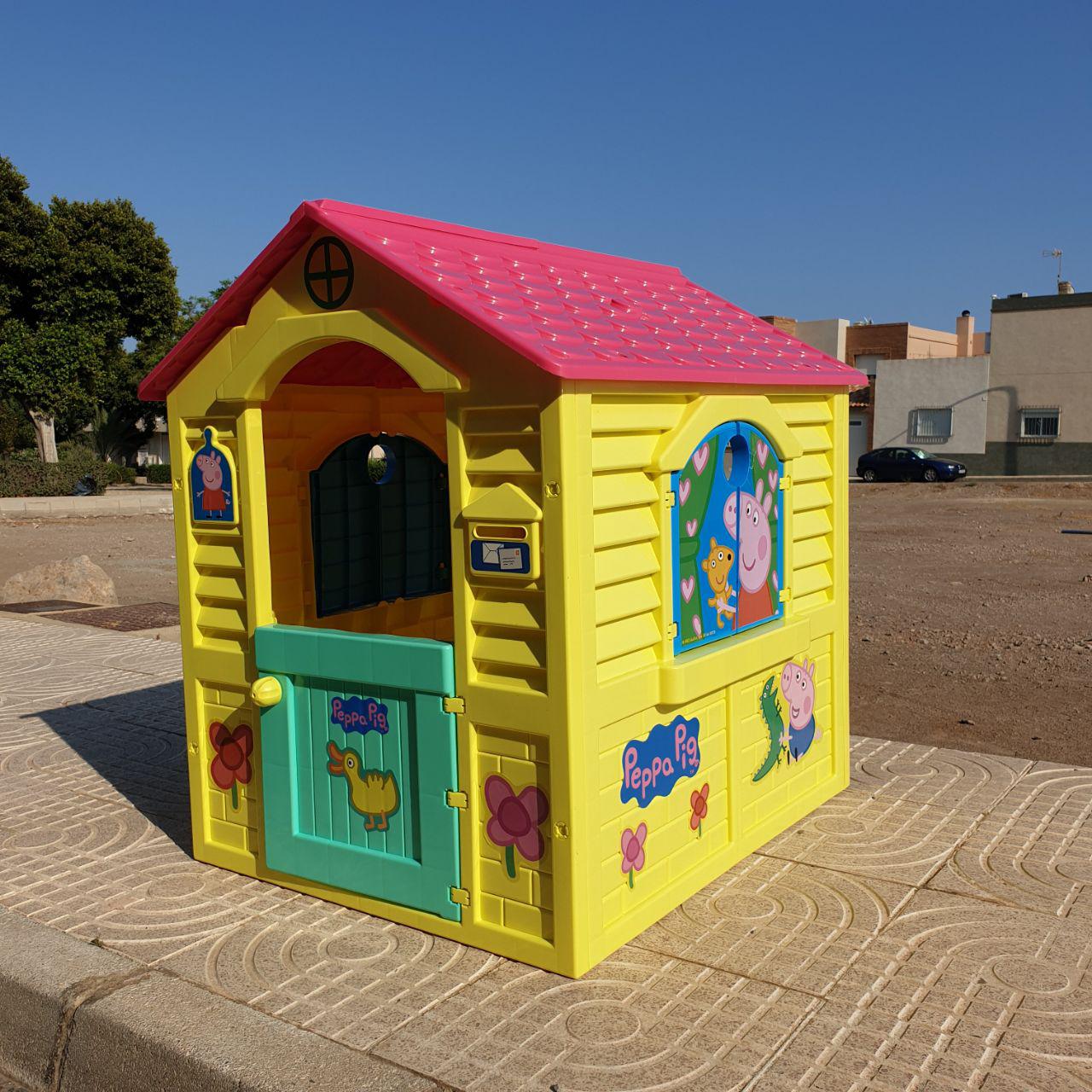 casita peppa pig jardin
