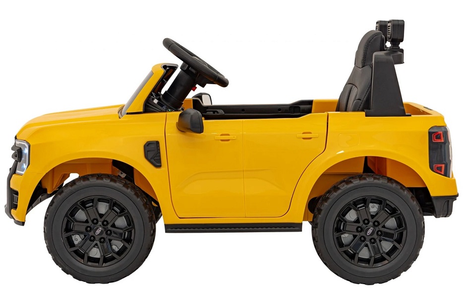 Coche electrico niños 12v, 1 plaza, amarillo, Ford RANGER F707 LITTLE ...