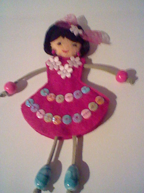 Muñecas hechas a mano de fieltro sales