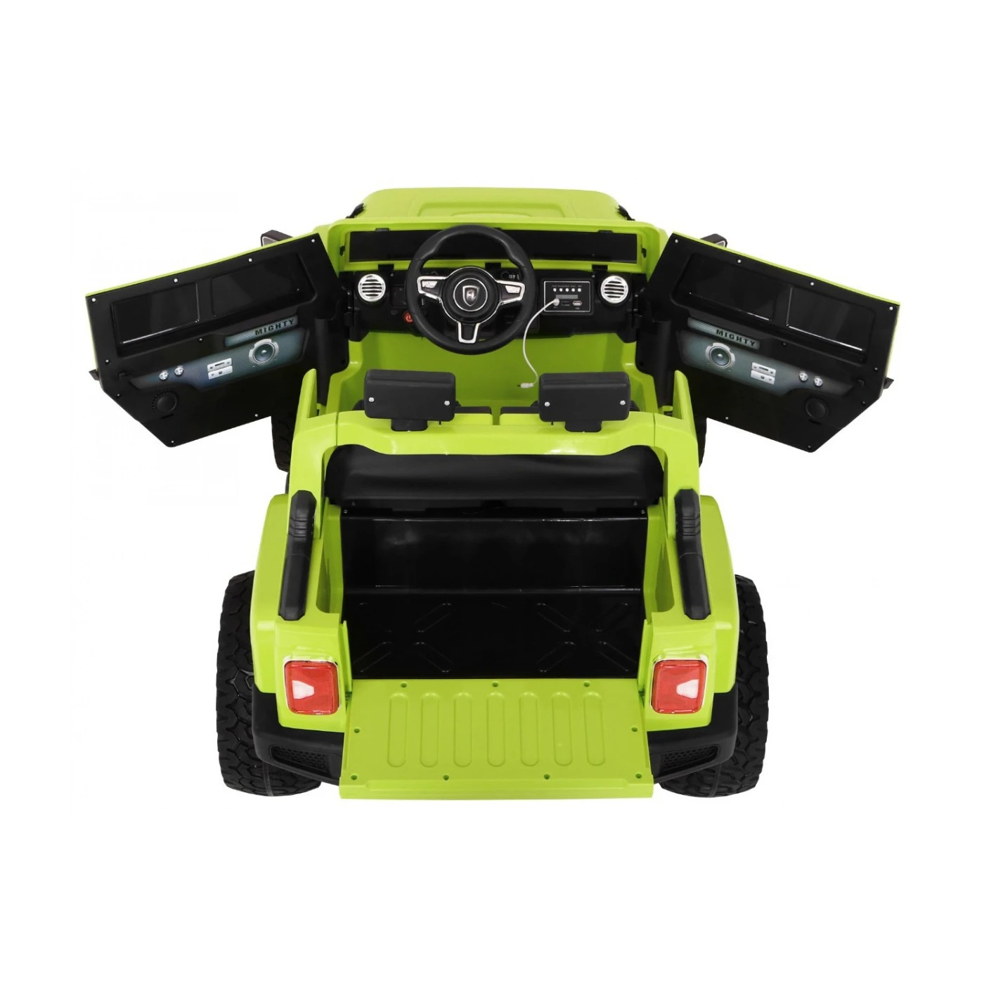 Coche Eléctrico 12V Para Niños De 1 A 3 Años, Deportivo Con Control Remoto, 4 Motores Y Función Mecedora