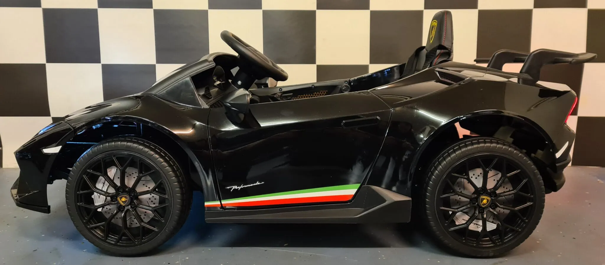 Lamborghini Huracán PERFORMANCE, 12V, NEGRO, RC, KI4-AC-S308BLACK -OFERTACA