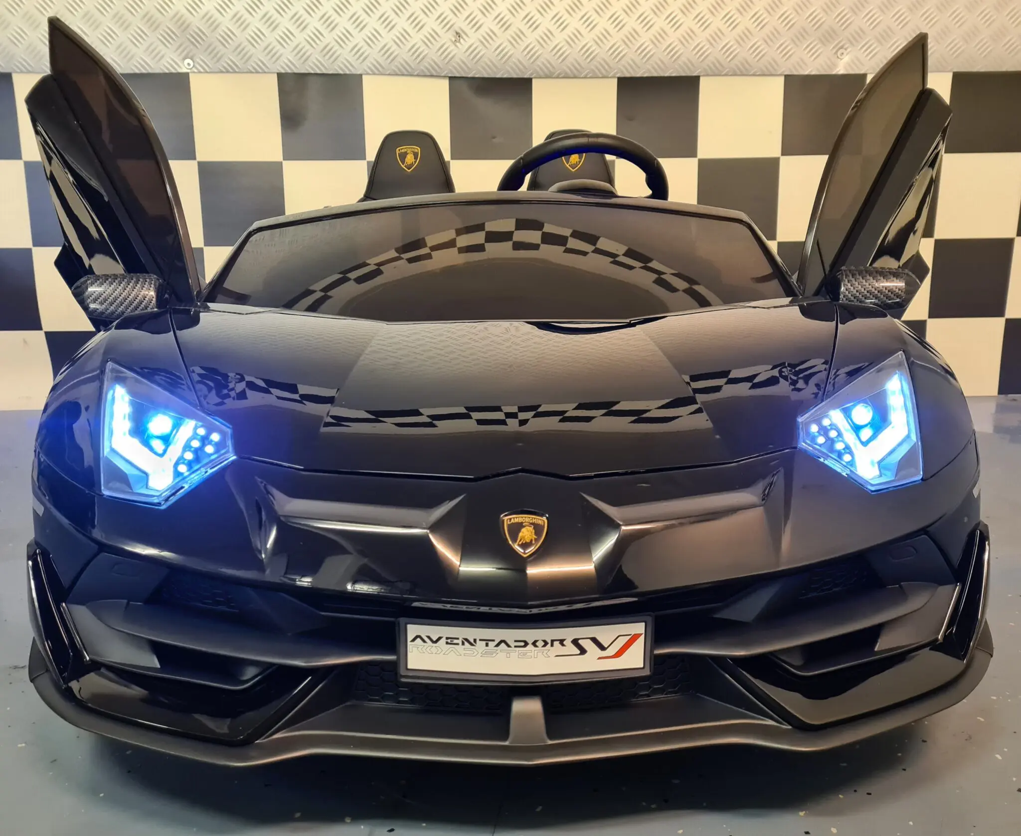 Coche Eléctrico 24V Lamborghini Aventador Para Niños – 2 Plazas Con MP4 Y Suspensión, Regalo De Lujo Para 3-6 Años