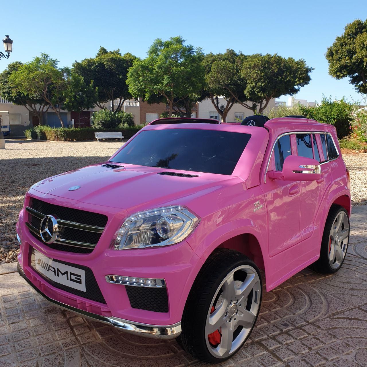 Mercedes Gl63 12v Rosa Infantil Coches Para Ninos Indalchess Tienda De Coches Para Ninos