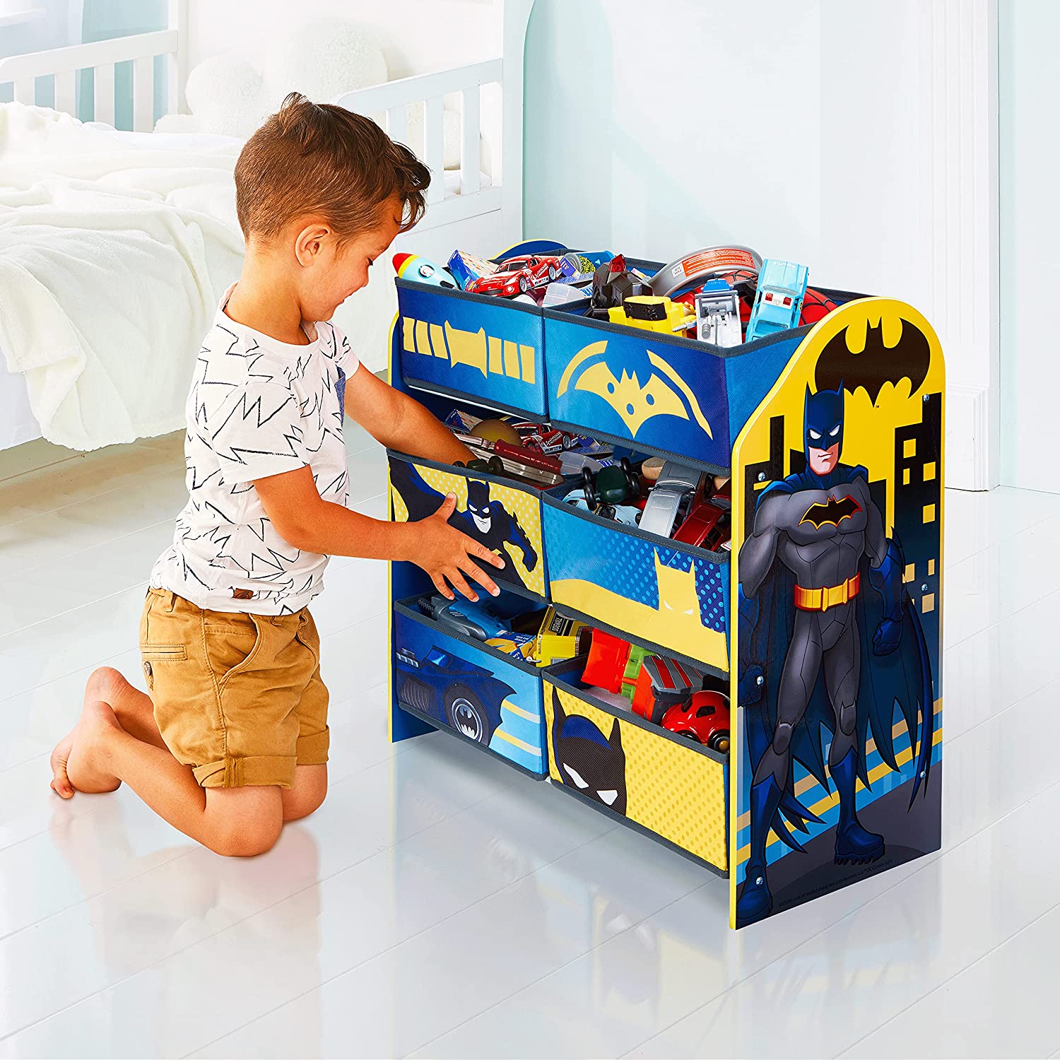 JUGUETERO DE MADERA DE BATMAN - 90814, Coches eléctricos y motos para niños a batería 12v con mando RC, quads infantiles, infantiles, camiones para niños, realizamos envíos