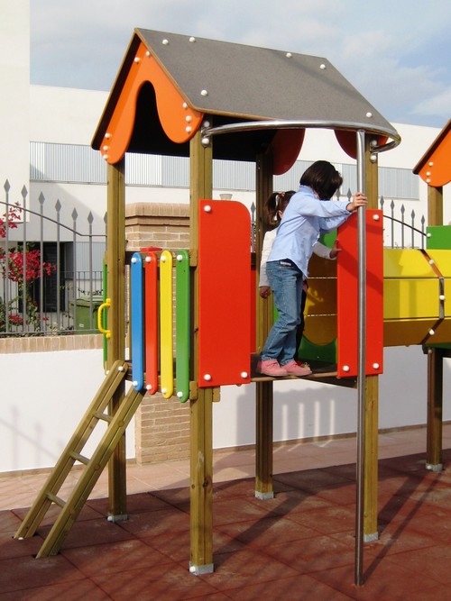 Parque de recreo y juego infantil