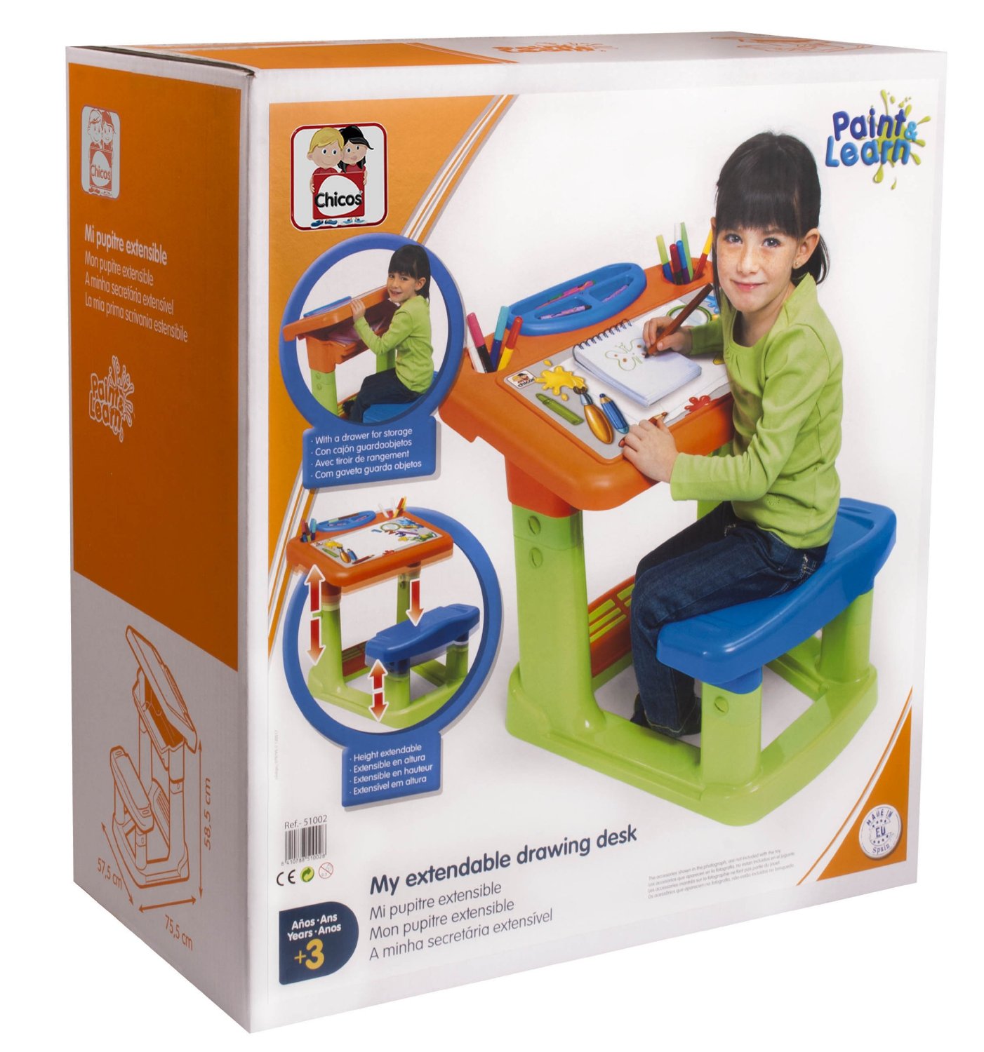 MI PUPITRE EXTENSIBLE - pupitres para niños, IndalChess Tienda de