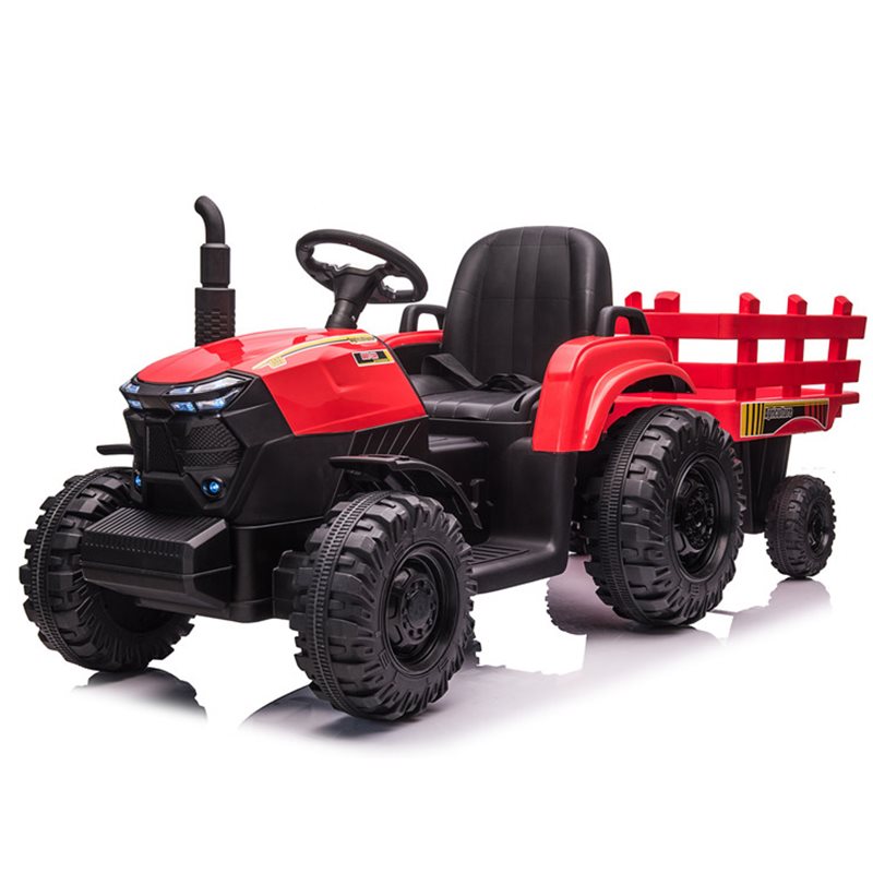 Tractor 24v para niños, Farmer Powermax rojo, 24V, (SIN RC