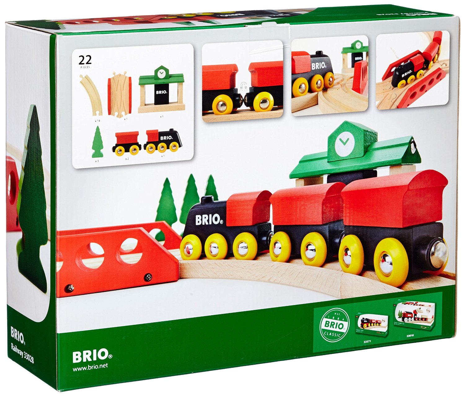 Circuit en 8 tradition Brio pour chambre enfant - Les Enfants du Design