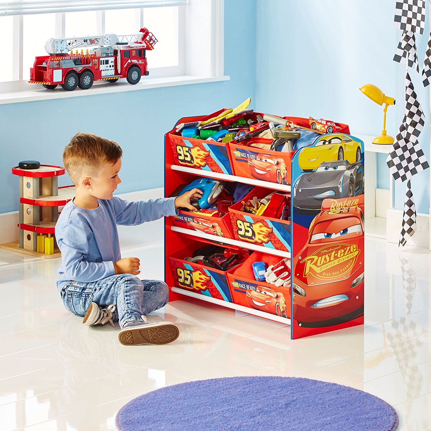 ORGANIZADOR ALMACENAMIENTO DE JUGUETES - CARS, IndalChess Tienda de