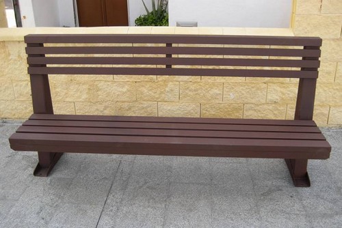 BANCO PARA EXTERIOR, ACERO, M. " CABRA DE CÓRDOBA", IndalChess Tienda