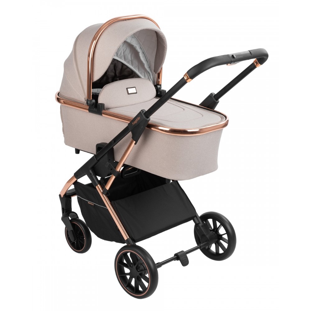 SILLA DE PASEO PARA BEBE - COCHECITO 3 PIEZAS ANGELE BEIGE CROMADO -  KKB31001010187, Coches eléctricos y motos para niños a batería 12v con  mando RC, quads infantiles, tractores infantiles, camiones para