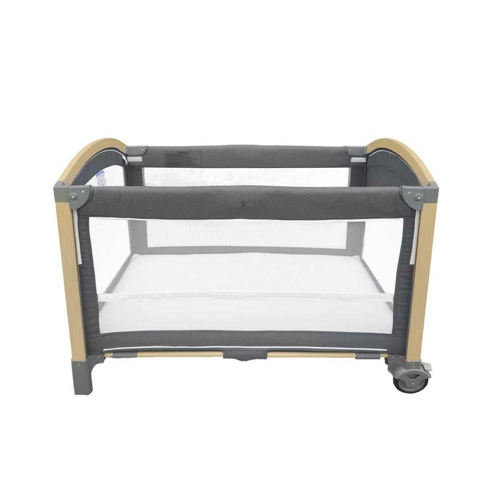 Ms BabyWorld – COMPLET – Cuna De Viaje 2 Alturas | Hasta 15 Kg | Altura Recién Nacido | Apertura Lateral | Ruedas | Colchón Y Cambiador Incluidos | Bolsa Transporte | Plegable Y Regulable