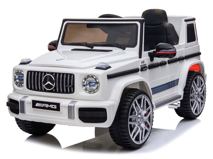 Mercedes LITTLE G63, 12V, infantil, blanco COCHES PARA NIÑOS