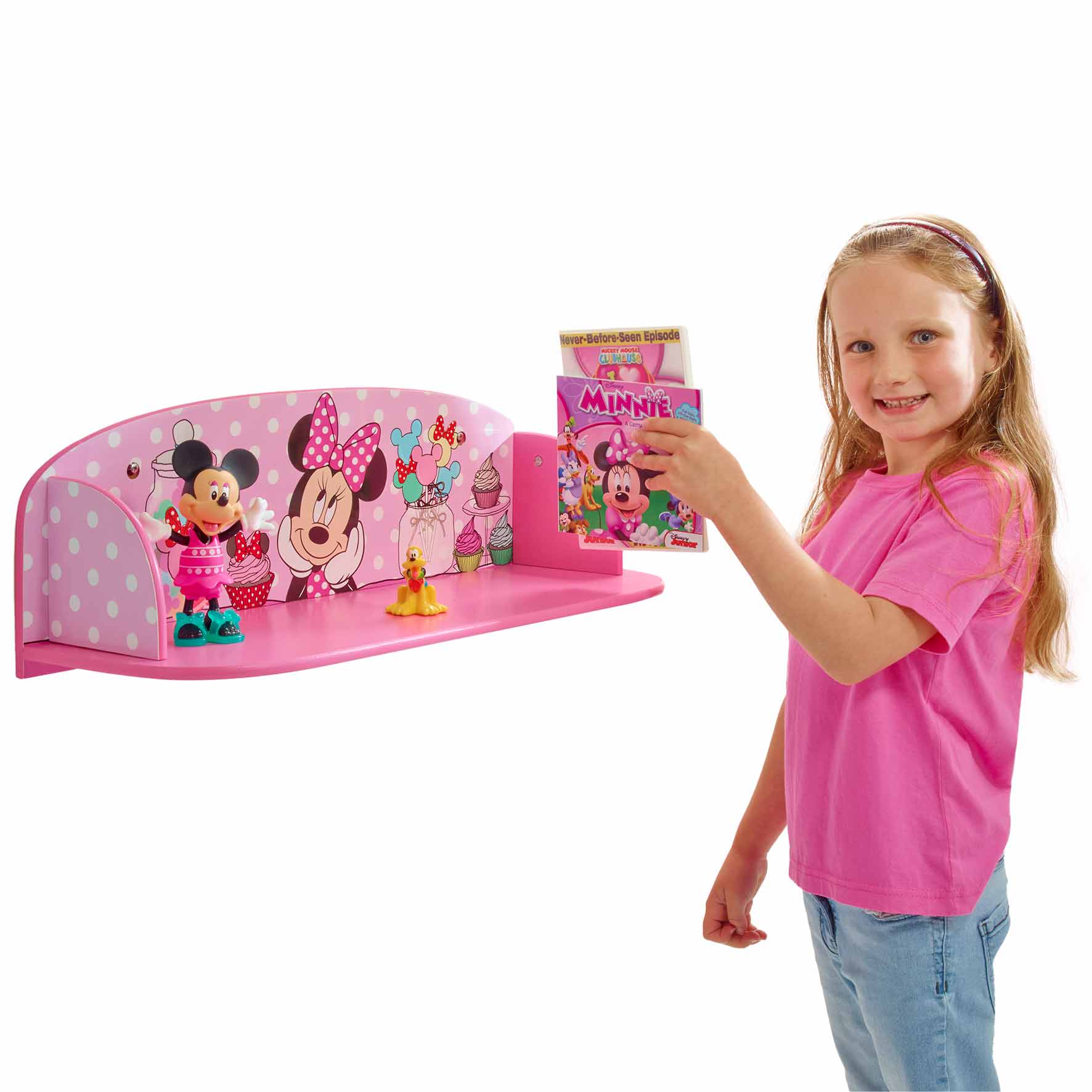 ESTANTERÍA INFANTIL MINNIE, madera. 512MNO, IndalChess Tienda de coches