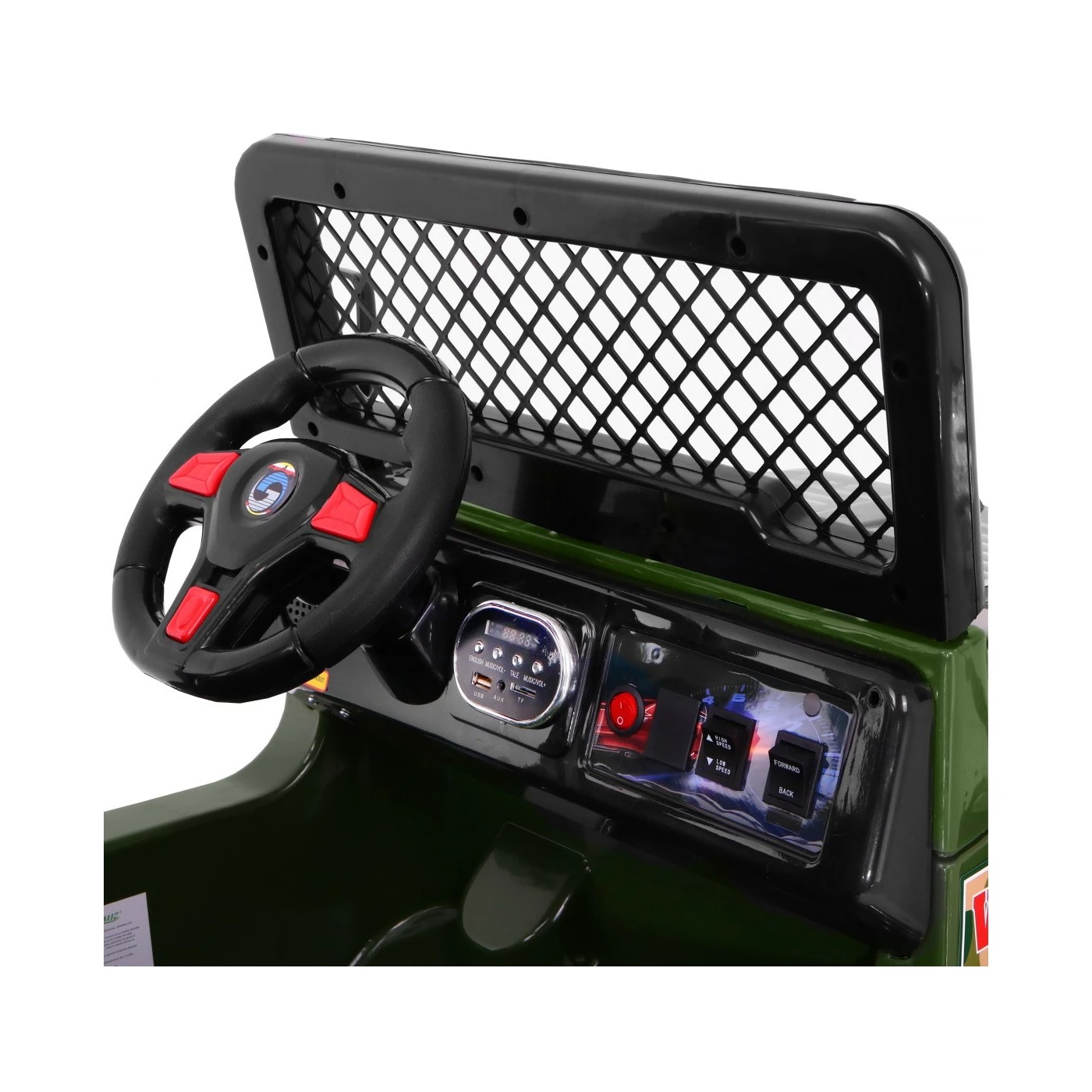 Coche De Policía Eléctrico Playkin COP CAR 12V Con Control Remoto – Luces LED, Sonidos, USB Y MP3, Para Niños De 3 A 8 Años, Velocidad 5 Km/h Y Autonomía De 1.5 H