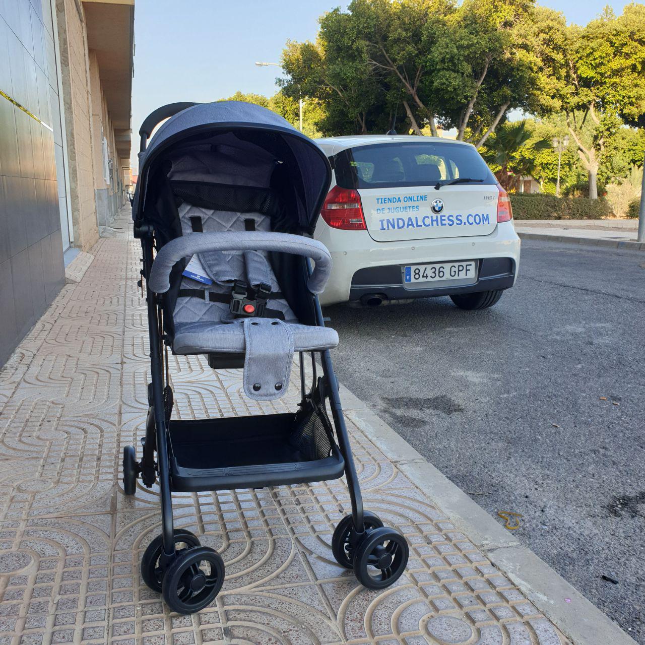 CARRITO BEBÉ DE PASEO KIKKA BOO MILEY GRIS CLARO - KKB31001030070