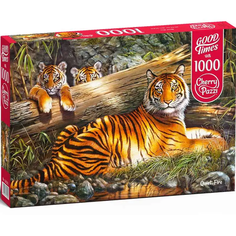 Puzzle 1000 pz Tigres descansando- CHERRY 30325