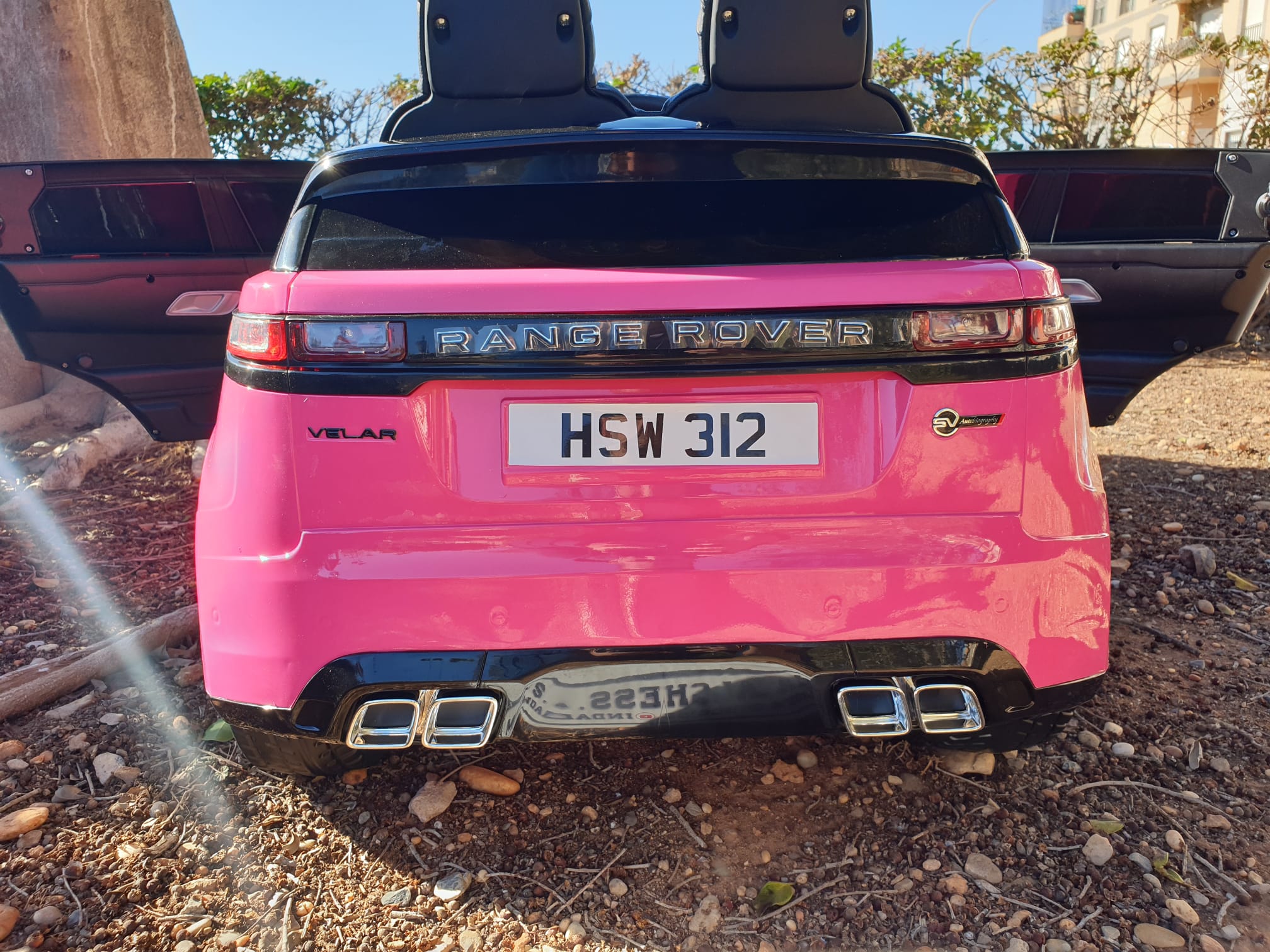 COCHE RANGE ROVER VELAR ROSA-PINK - ATVELARPINK, Coches eléctricos y ...