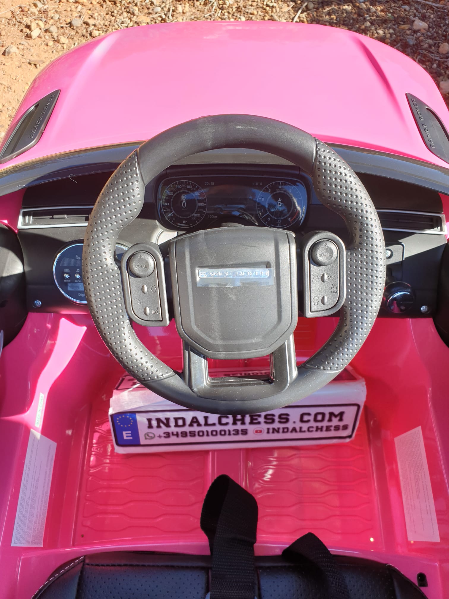 COCHE RANGE ROVER VELAR ROSA-PINK - ATVELARPINK, Coches eléctricos y ...