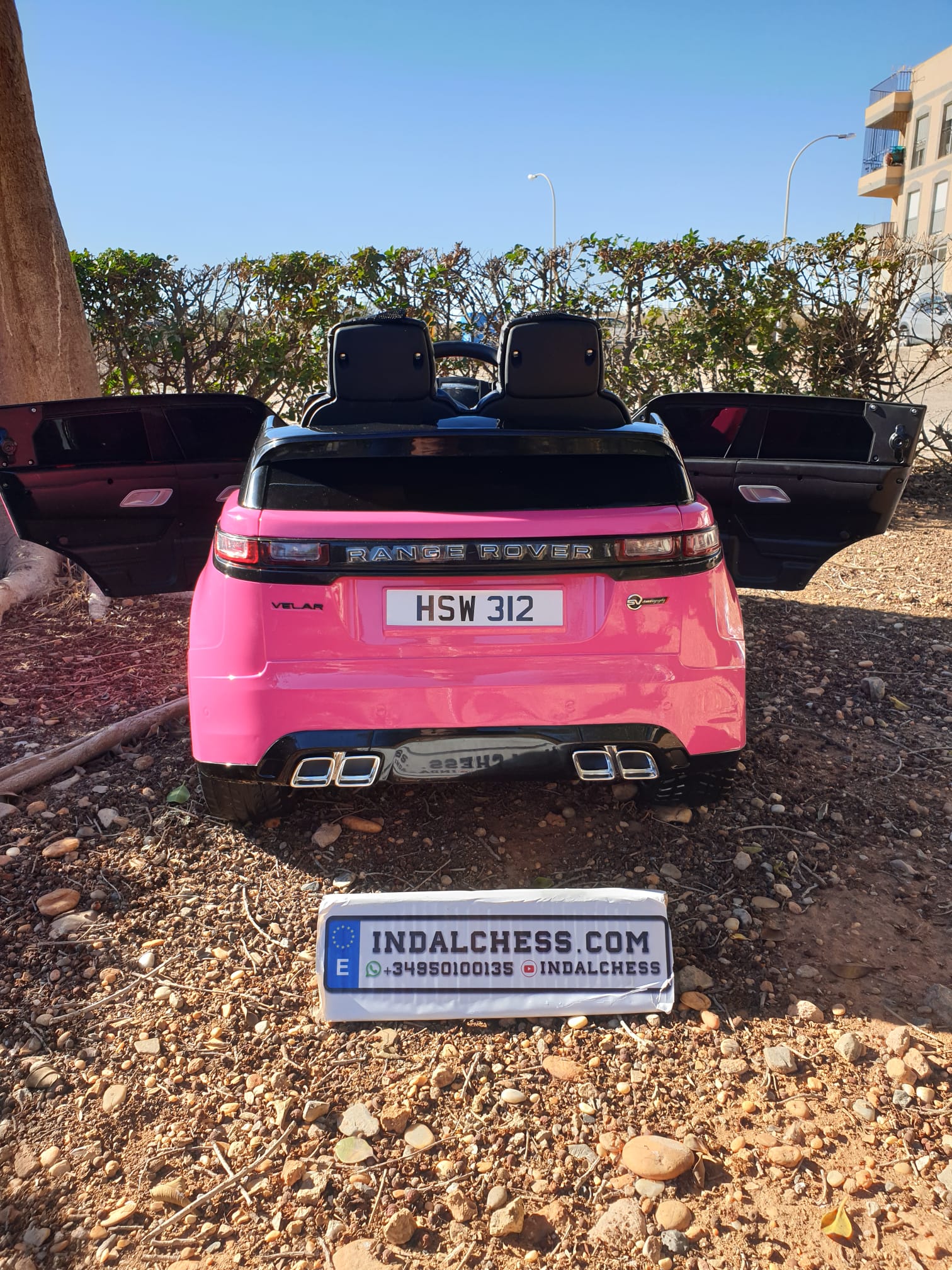 COCHE RANGE ROVER VELAR ROSA-PINK - ATVELARPINK, Coches eléctricos y ...