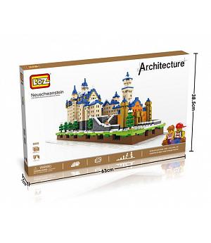 LOZ 9049 - Kit construcción mini bloques Castillo de Neuschwanstein. 6800 mini bloques