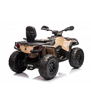 Quad Can-Am Outlander ATV, control remoto, beige, 12v, 4 motores - INDA1084-LI-CA005