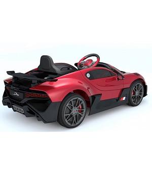 COCHE Bugatti Divo 12V para niños, MANDO RC, ROJO, FULL OPTION INDA410-AC-HL338