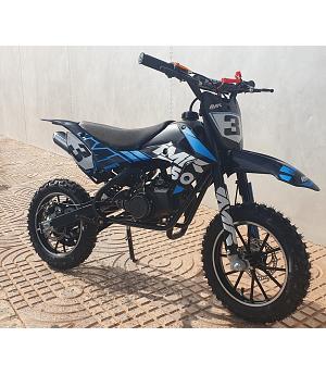 MINICROSS GASOLINA 49cc, IMR BLACK-AZUL SERIES - INDA372-IMP-7221AZ