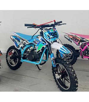 Mini Cross 49cc, AZUL CLARO,  HS49 replica husqvarna Ref INDA1221-RHM-RO-5549