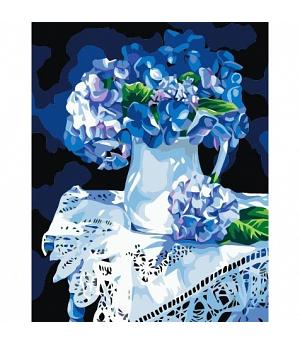 Pinturas infantiles, Jarron de flores azulado, 12I-032