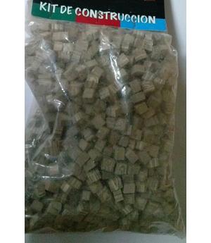 Venta 1 kg piedra cuadrada - 2973KG gris claro moteado