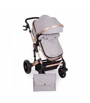 SILLA DE PASEO PARA BEBE MODELO DARLING 3 EN 1 TRANSFORMABLE COLOR GRIS - KKB31001010056