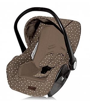 VENTA SILLA DE BEBE PARA COCHE MODELO Grupo 0+ (0-13Kg) Dotty Marron - KKB31002020024