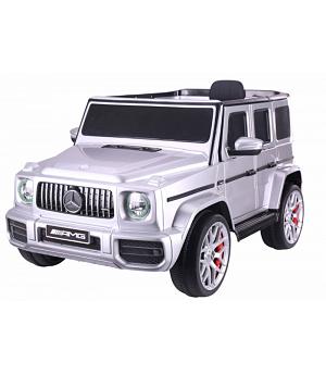 VENTA COCHE LITTLE G63 AMG 12V, INFANTIL, plateado metálico, FM, cuero, RC - INDA41-LIS306zil