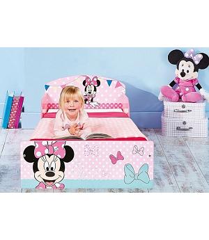 Cama Minnie de madera. Con colchón y almohada. 505MIS 14389