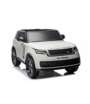 COCHE 24V PARA NIÑOS Range Rover 24V blanco, 2 plazas, 2 motores 240W INDA86-DK-998wt