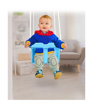 Columpio para bebé y niño pequeño, hamaca de lona para bebé para interiores  y exteriores, con cinturón de seguridad y accesorios de montaje, silla