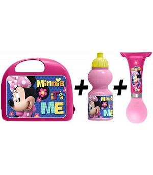 SET MINNIE LONCHERA, BOTELLA+ BOCINA - STAMPC862059