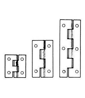 Amati 604004 - Bisagras 10x25mm, 1 Unidad