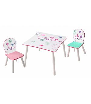 SET MESA Y 2 SILLAS INFANTILES M. PAJARITOS - 527FLW - 17768