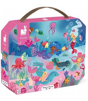 PUZLE INFANTIL SIRENAS 24 PC -- JANOD J02613