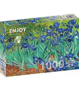 PUZZLE ENJOY 1185 - 1000 PIEZAS- IRIS , VAN GOGH