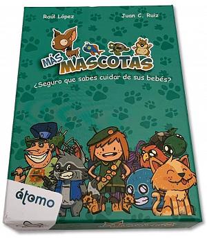 "Atomo Games-Más Mascotas Juego de Cartas, Multicolor GAMEMASMASCOTAS "