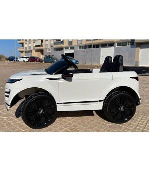 COCHE LAND ROVER EVOQUE 12V, 4 MOTORES, RC, ASIENTO CUERO, RUEDAS GOMA - INDA112-BN-EVOQUE4M