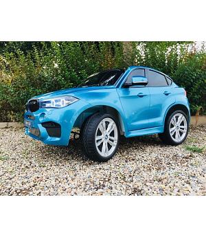 COCHE INFANTIL BMW X6M 12V, 2 PLAZAS,12V, AZUL, RC -  INDA77-LE2845