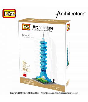 Torre Taipei 101 - Construcción Mini Bloques - LOZ9365